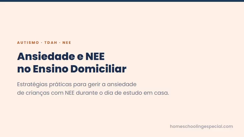 Mãe sentada ao lado do filho com autismo durante sessão de ensino domiciliar, criança a olhar para um timer visual colorido